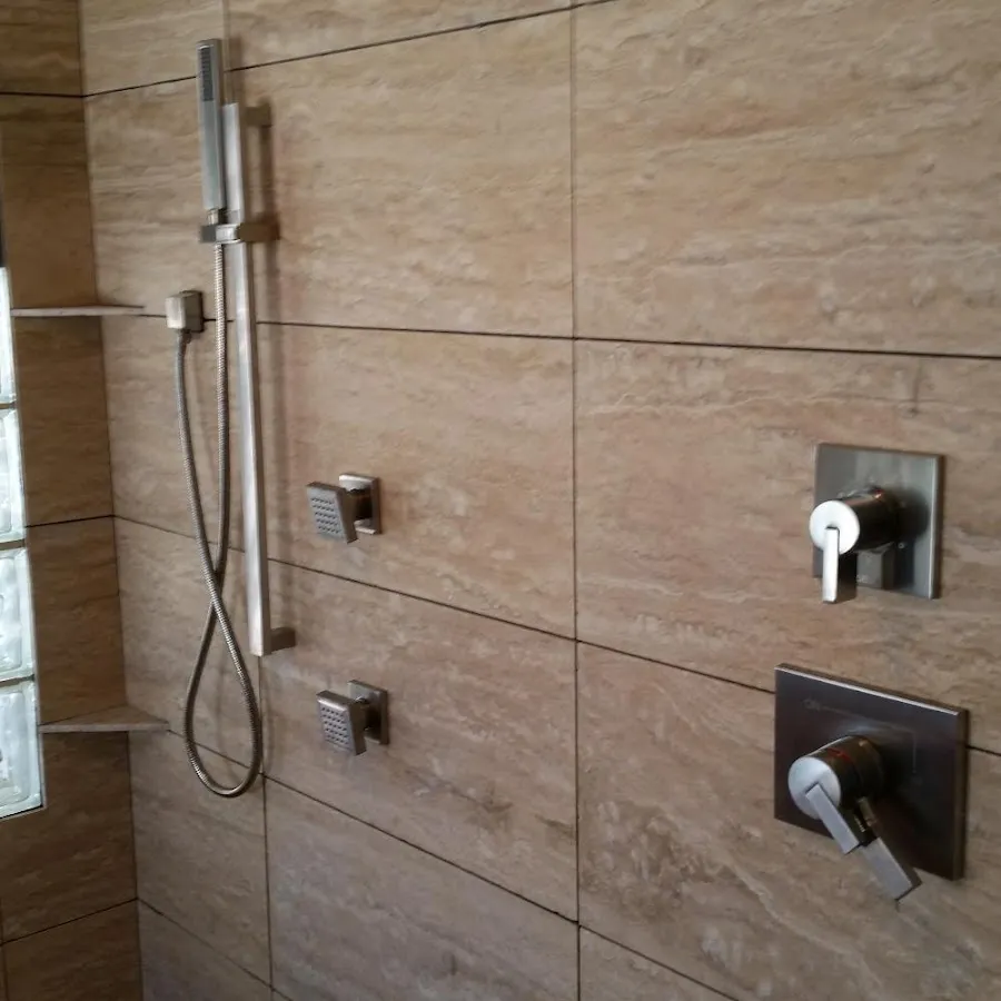 Shower fixture installation for Water Heater Replacement in West Point